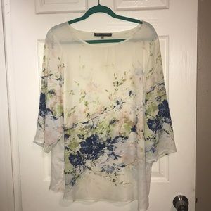 Rose and Olive floral blouse